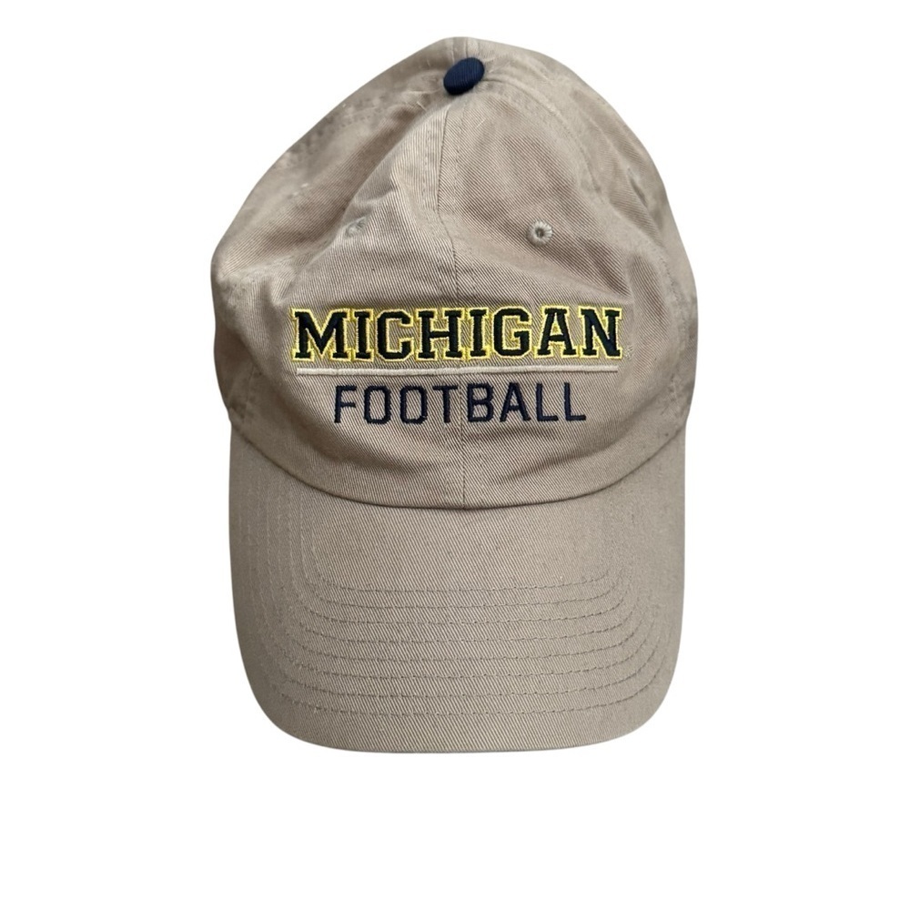 Jumpman University of Michigan Football Beige Baseball Hat